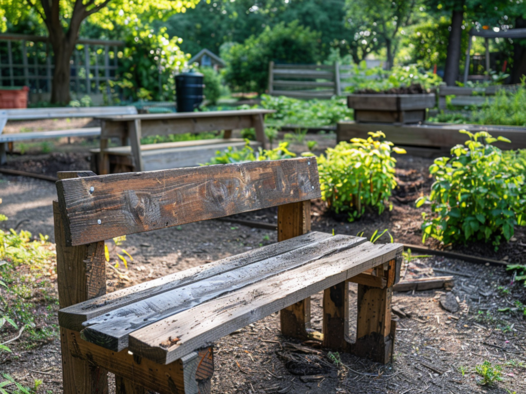 Jak zrobić ławkę ogrodową z materiałów ekologicznych
