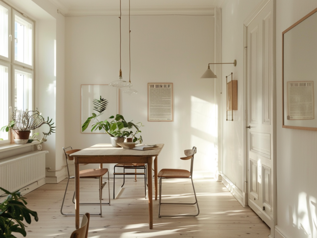 10 inspiracji na urządzenie jadalni w stylu retro z metalowymi akcentami