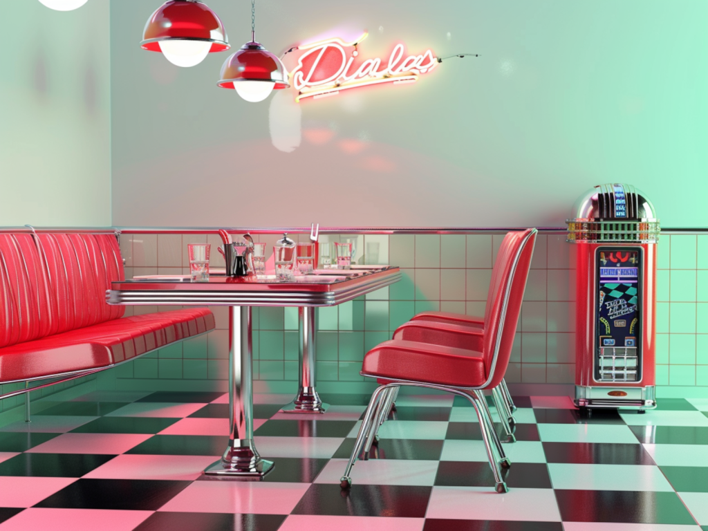 10 inspiracji na urządzenie jadalni w stylu retro z metalowymi akcentami