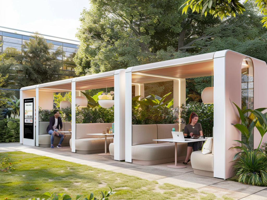 Jak dopasować meble ogrodowe do przestrzeni coworkingowej na świeżym powietrzu