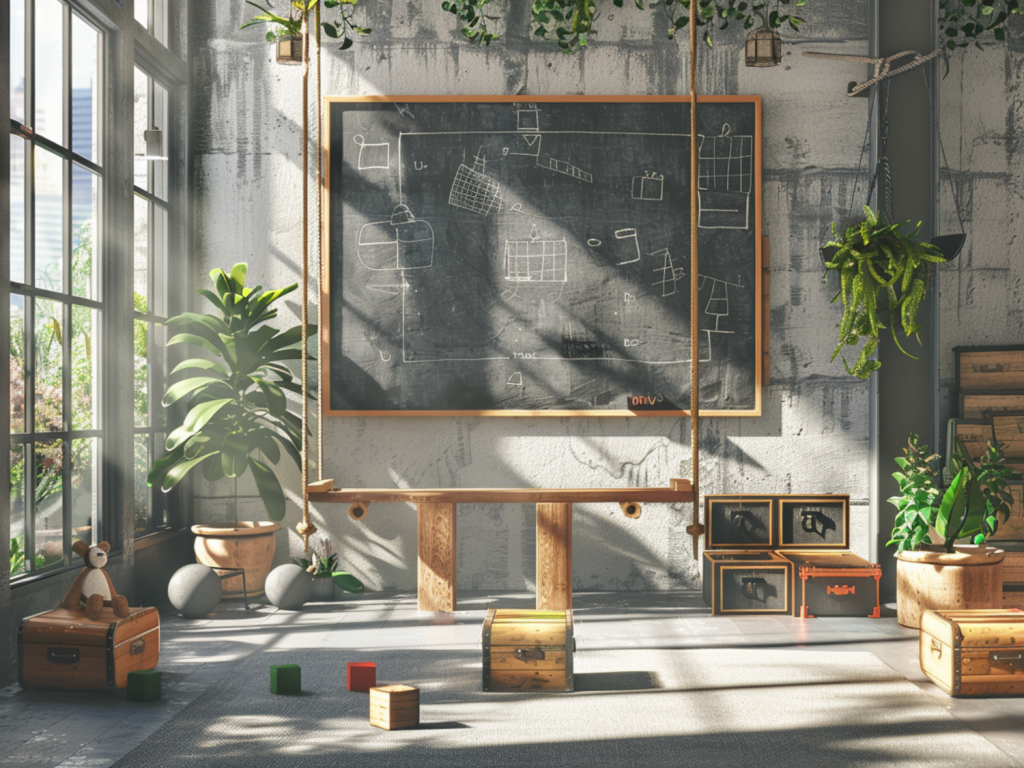 Jakie meble najlepiej sprawdzają się w przestrzeniach dziecięcych w stylu industrialnym