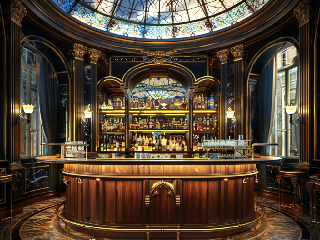 Jak urządzić bar hotelowy w stylu vintage