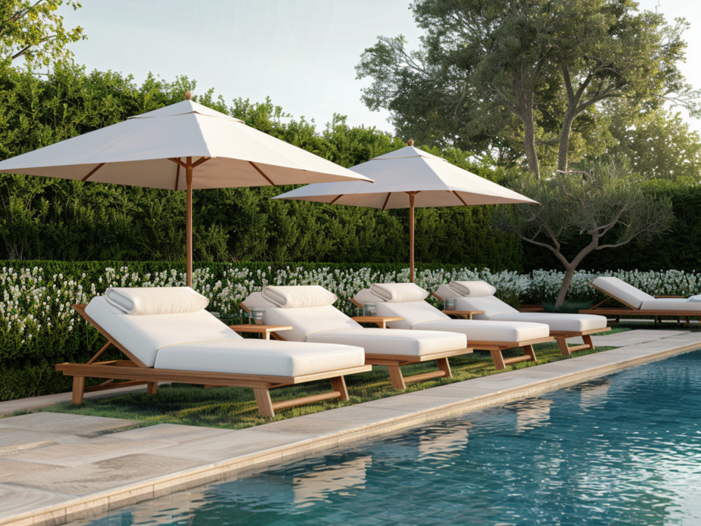 Jakie meble ogrodowe najlepiej pasują do przestrzeni nad basenami w stylu klasycznym