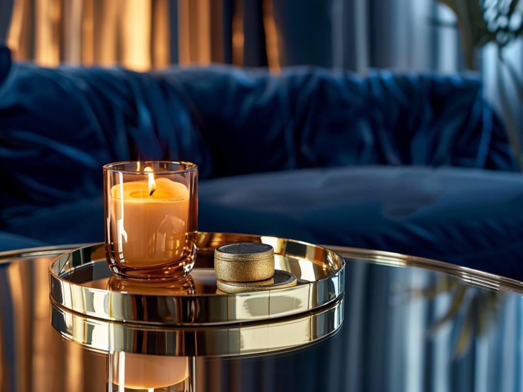 Jak dopasować dodatki do wnętrz w stylu glamour z metalowymi akcentami