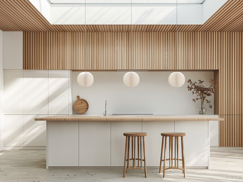  Jak urządzić kuchnię w stylu skandynawskim z dodatkami z naturalnego drewna