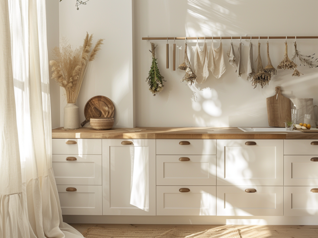  Jak urządzić kuchnię w stylu skandynawskim z dodatkami z naturalnego drewna