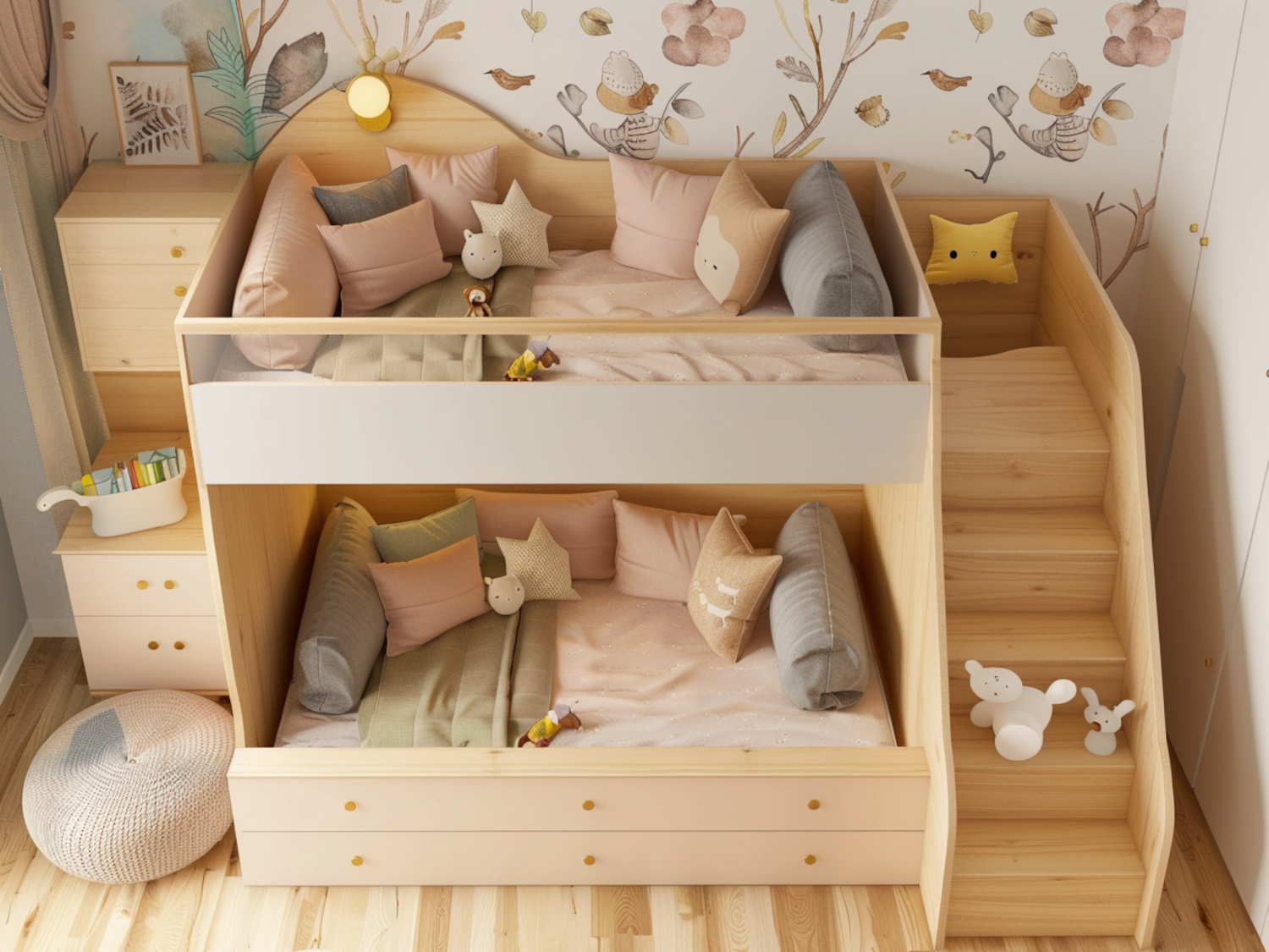 Ranking: Najlepsze łóżka piętrowe w stylu skandynawskim na 2025 rok.