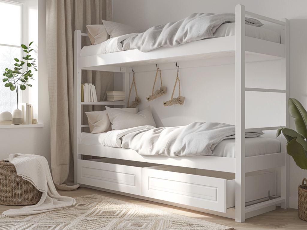 Najlepsze łóżka piętrowe w stylu skandynawskim na 2025 rok