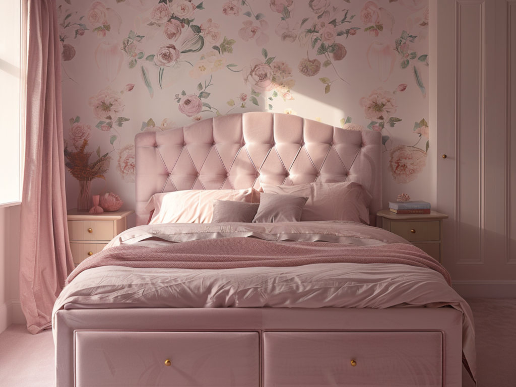 Najlepsze łóżka w stylu glamour z wbudowanymi szufladami