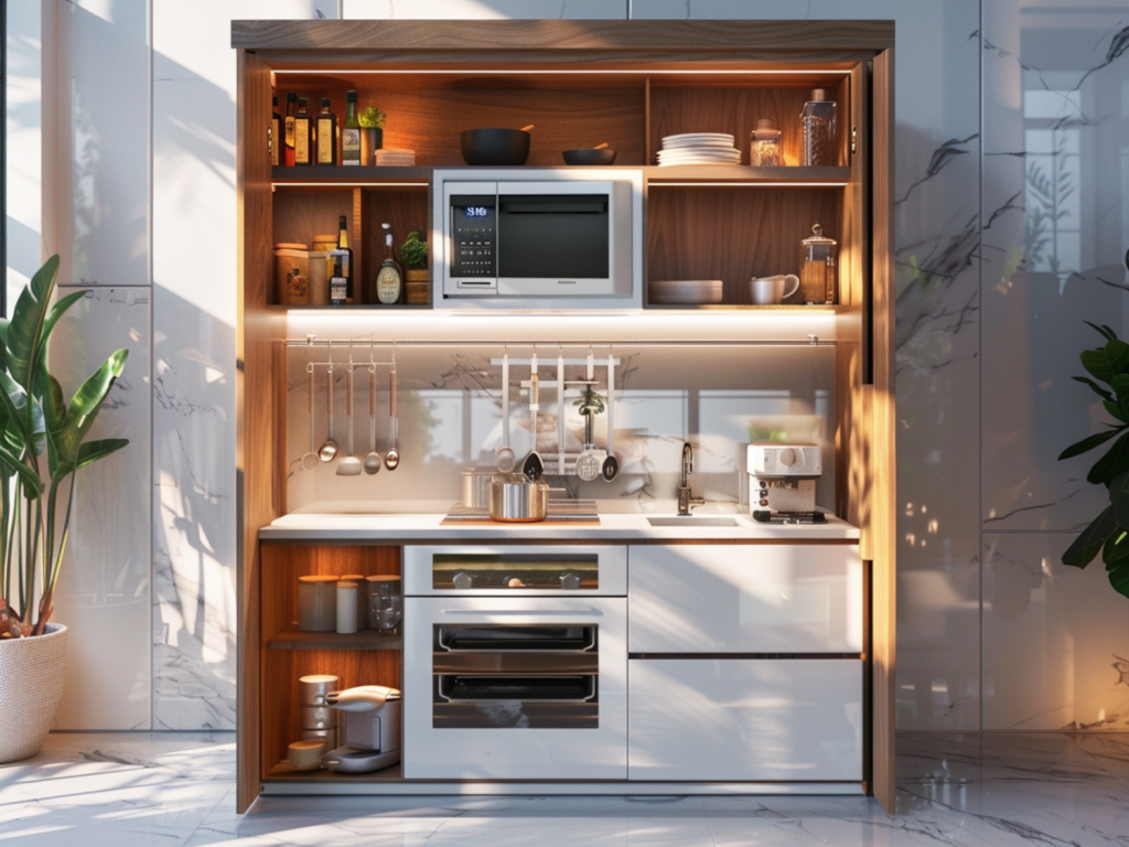 Jak zaplanować przestrzeń w kuchni mikroapartamentu