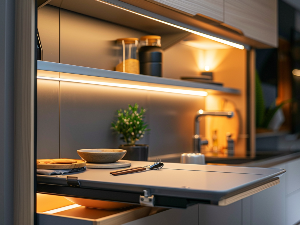 Jak zaplanować przestrzeń w kuchni mikroapartamentu